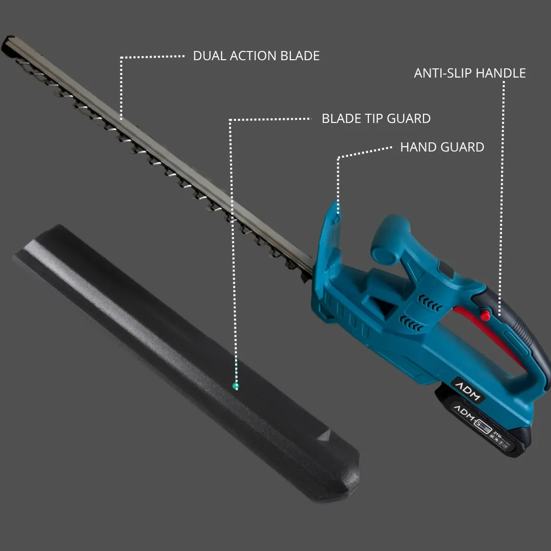 ADAMANTA ADM 7007 tagliasiepi a batteria 21V 52 cm