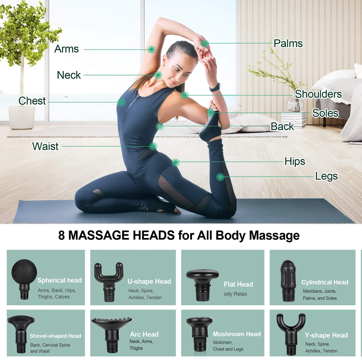 Action Ultra Mini Pistola Massaggio Verde 450 g