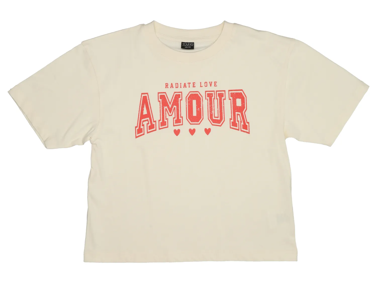 Wibra Amour maglietta bambina cotone maniche corte