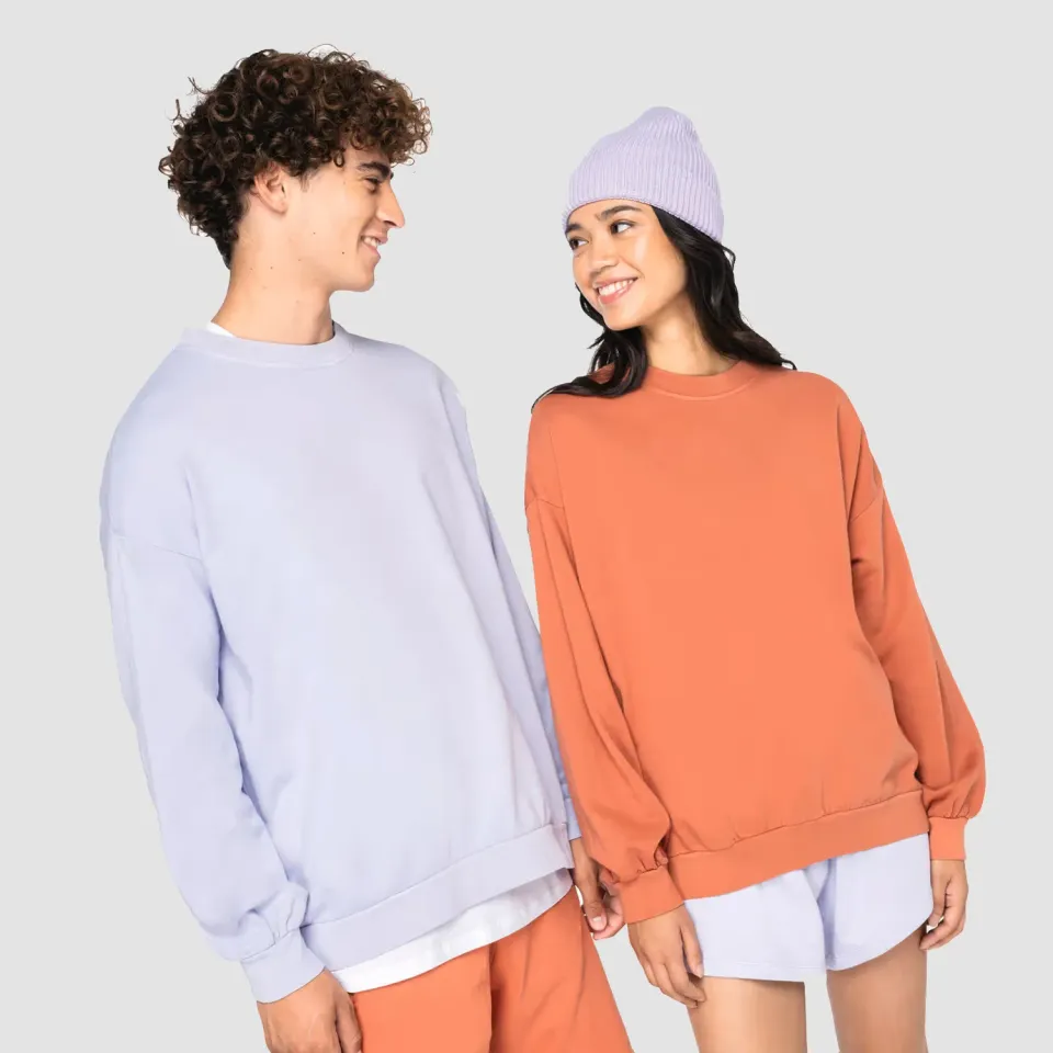 3BPRO NS415 felpa oversize personalizzata in cotone biologico