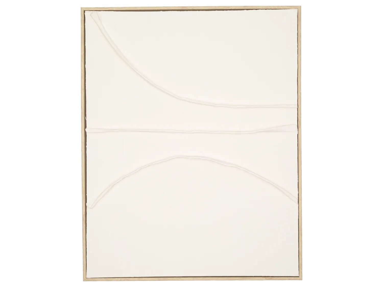 Wibra Quadro su Tela Astratto Crema