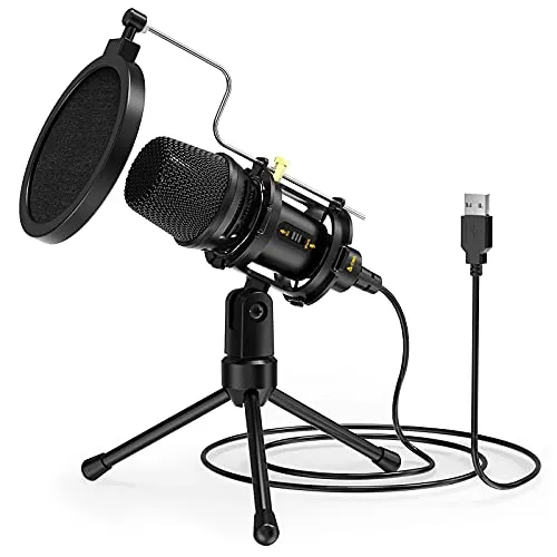 Action Microfono USB PC Condensatore con Treppiede