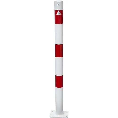 Kaiserkraft paletto sbarramento acciaio bianco-rosso