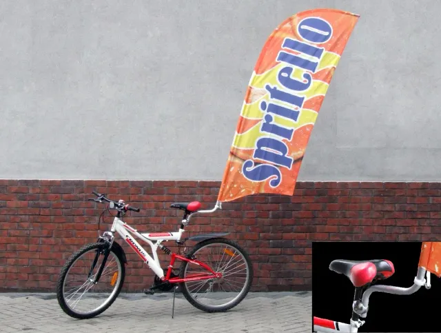 3BPRO Batfan Bike bandiera bici personalizzata 190 × 65 cm