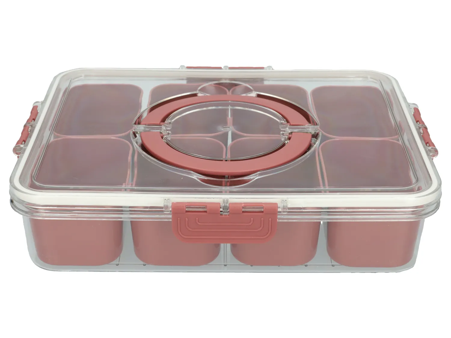 Wibra organizer scatola 8 scomparti 31x23,5 cm manico