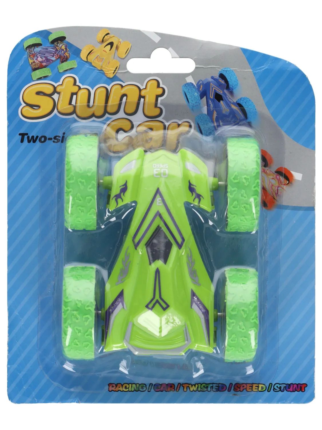 Wibra Stunt doppia faccia macchinina attrito