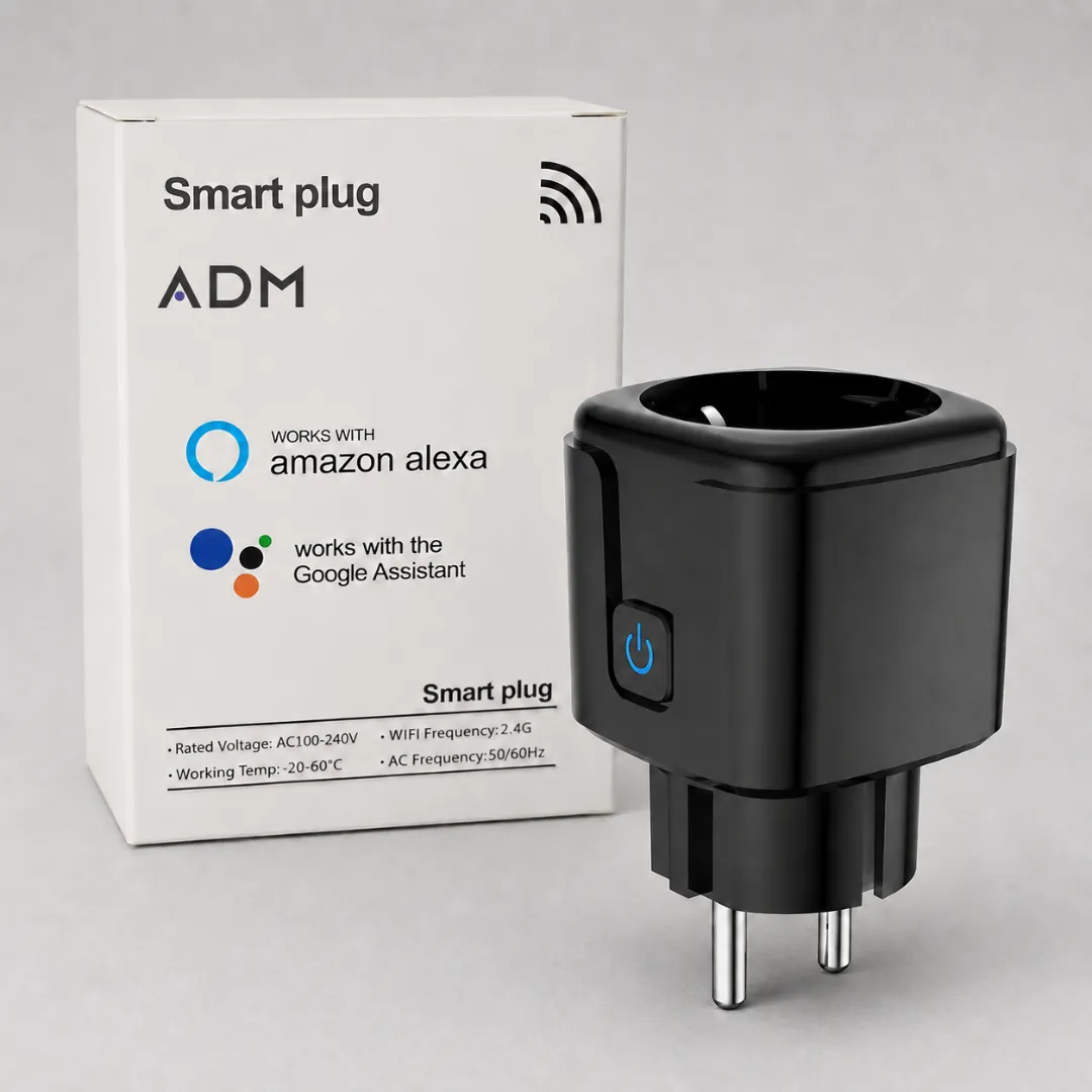 ADAMANTA ADM 7098 Presa Smart WiFi con Monitor Energia
