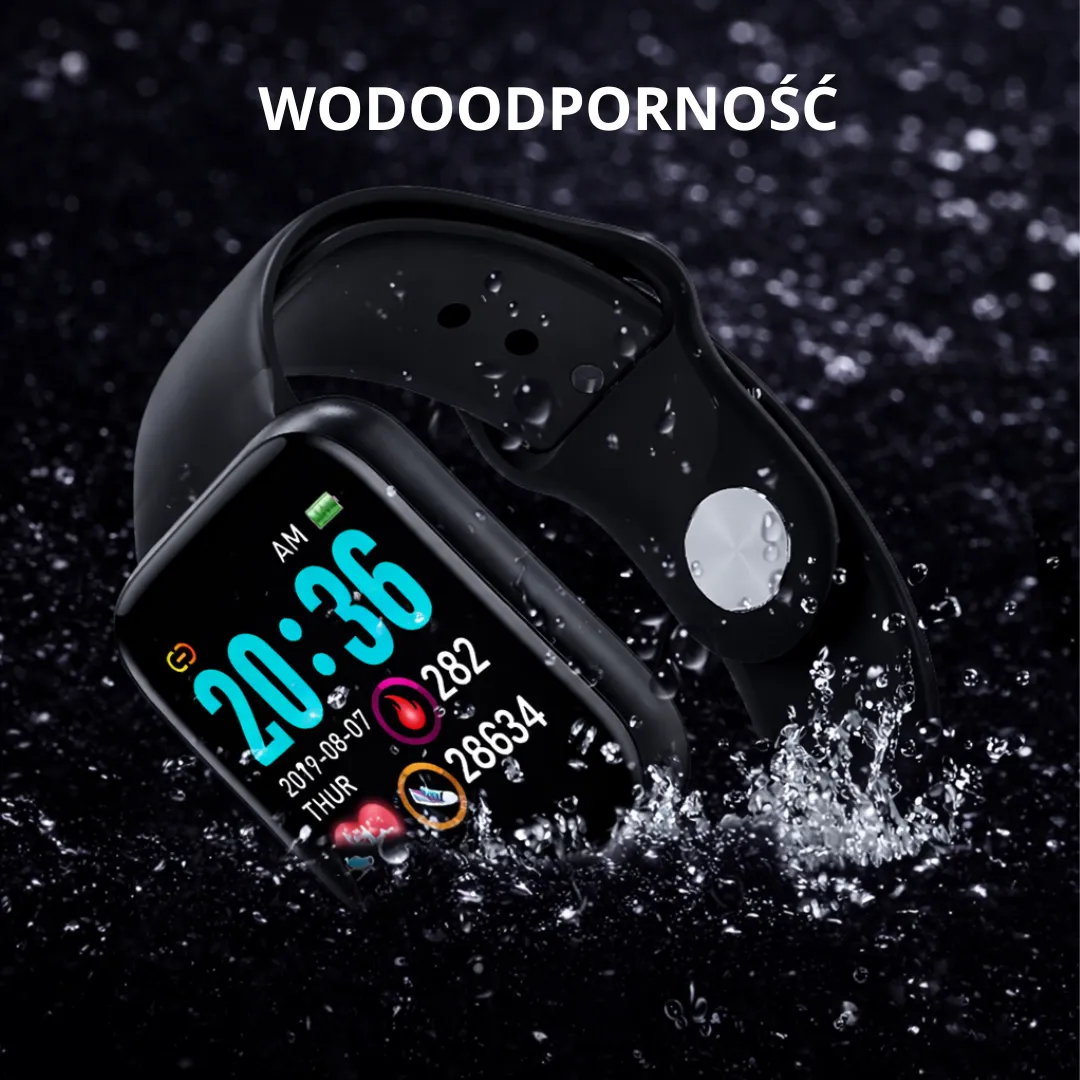 Adamanta D20S smartwatch unisex con cardiofrequenzimetro