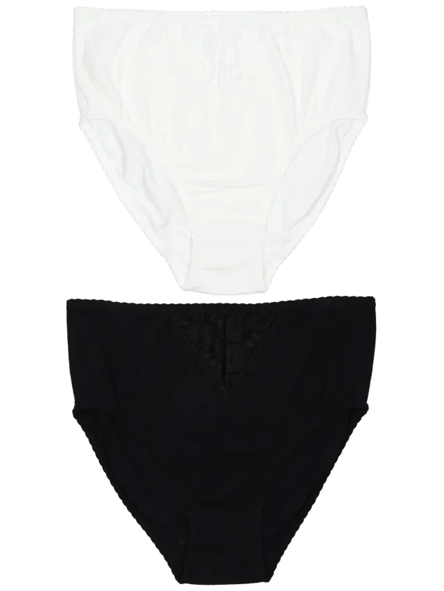 Wibra slip donna pizzo scollo a V
