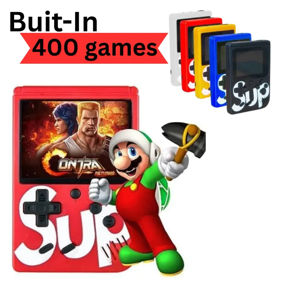 ADAMANTA Mini Pocket Game Console console portatile 400 giochi
