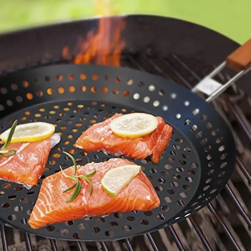 Euromarketing BBQ Pan padella barbecue forata antiaderente
