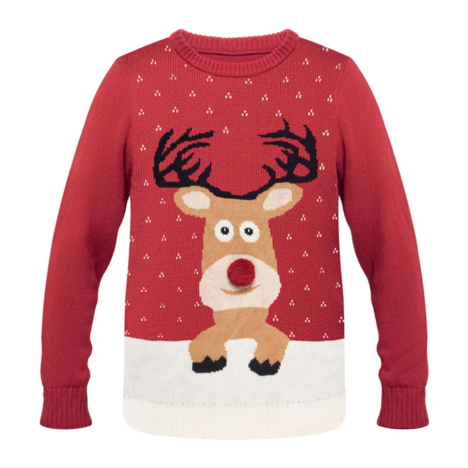 3BPRO CX1522 Maglione Natalizio in Acrilico Festivo