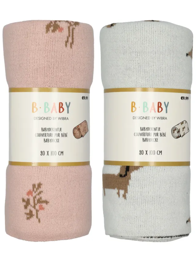 Wibra Copertina Neonato 80x100 in Acrilico