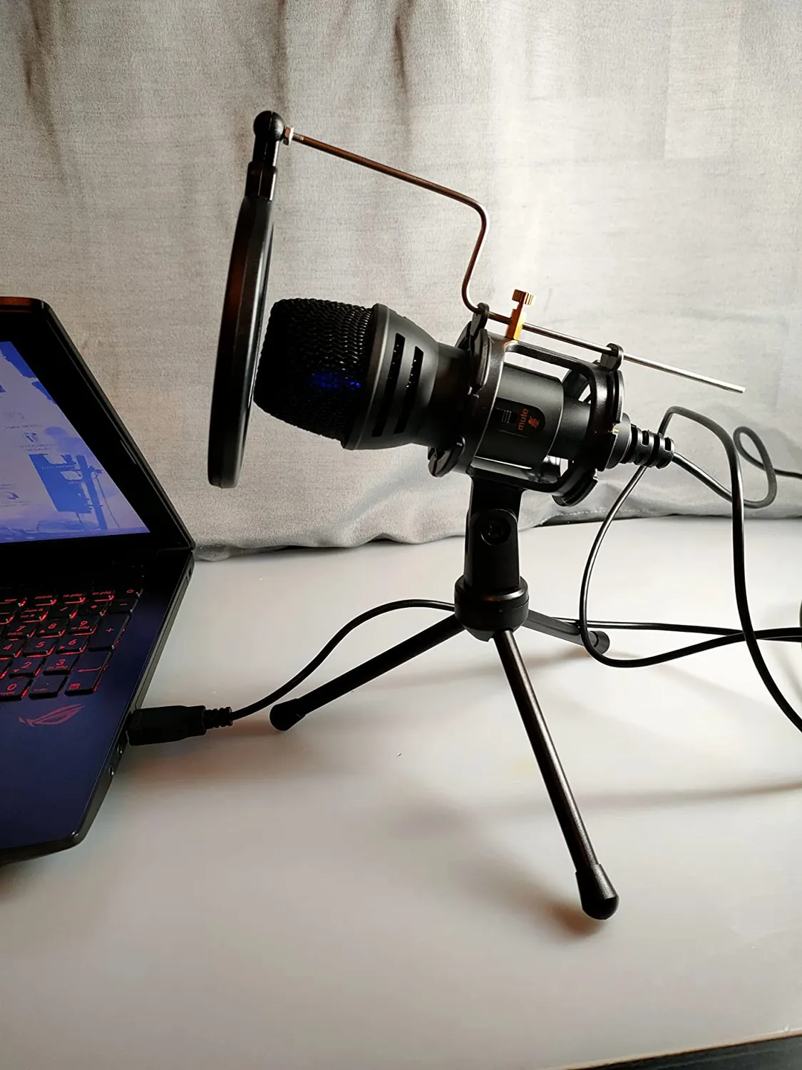 Action Microfono USB PC Condensatore con Treppiede