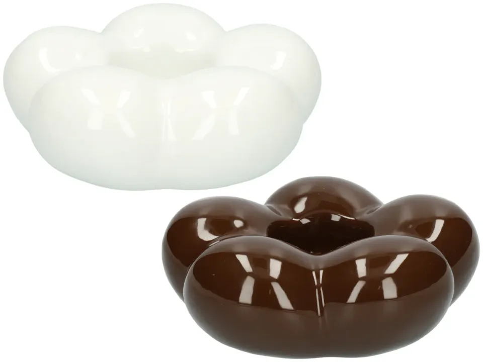 Wibra Portacandele Bolle Ceramica Ø14 cm