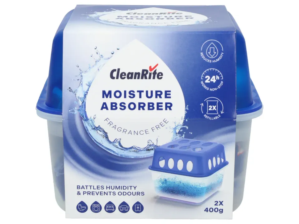 CleanRite Assorbi Umidità 800 g 2x400 g Inodore