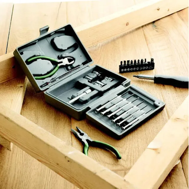 3BPRO KC3525-14 Set Attrezzi Metallo Argento