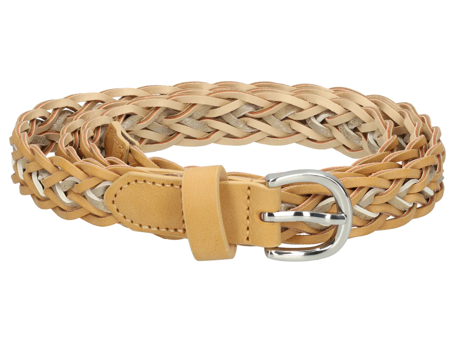 Wibra cintura donna intrecciata in similpelle