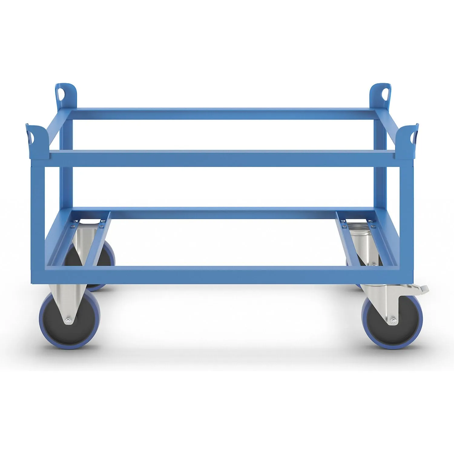Eurokraft Pro Telaio con Rotelle Acciaio 1000 kg Blu