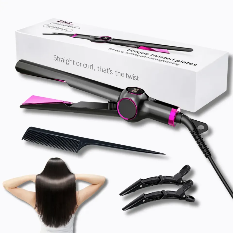 ADAMANTA 2286 Piastra Capelli Ceramica 2in1 230°C