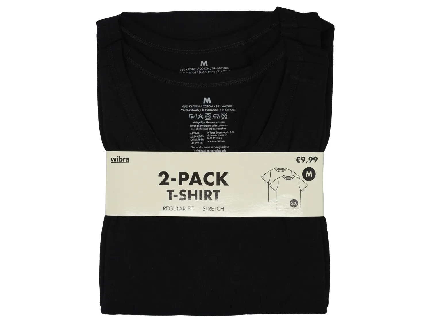 Wibra T-shirt uomo girocollo