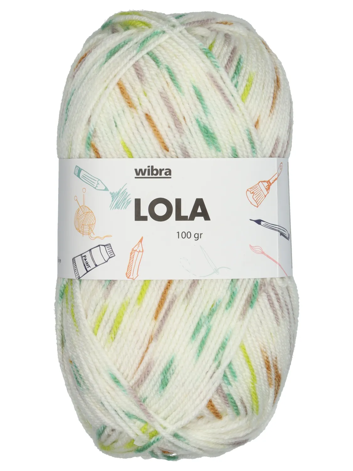 Wibra Lola filato acrilico 100 g 300 m per ferri