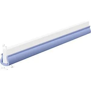 Kaiserkraft Profilo a U standard blu 2 m
