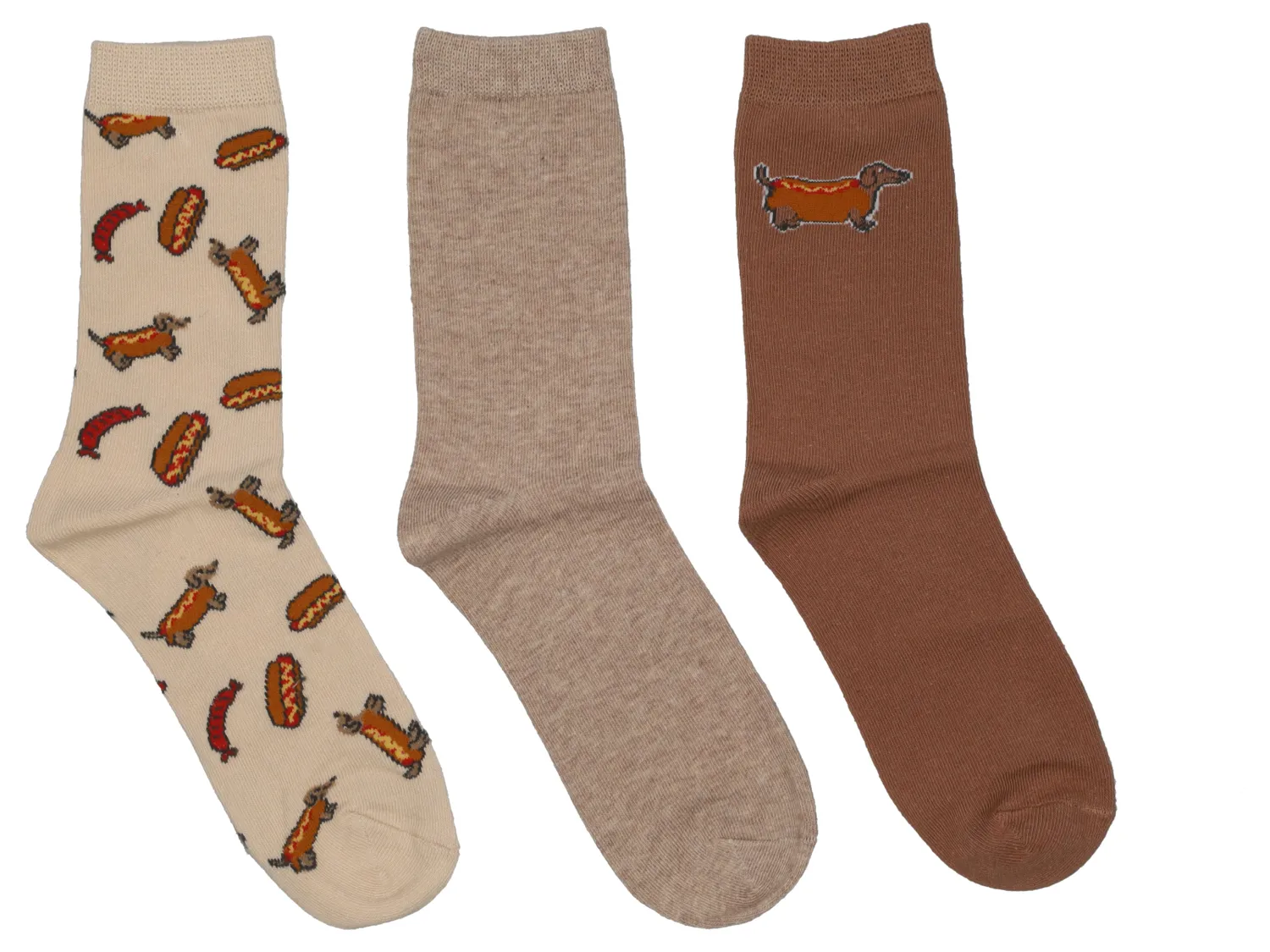 Wibra calzini bambino 3 paia sushi hot dog cotone