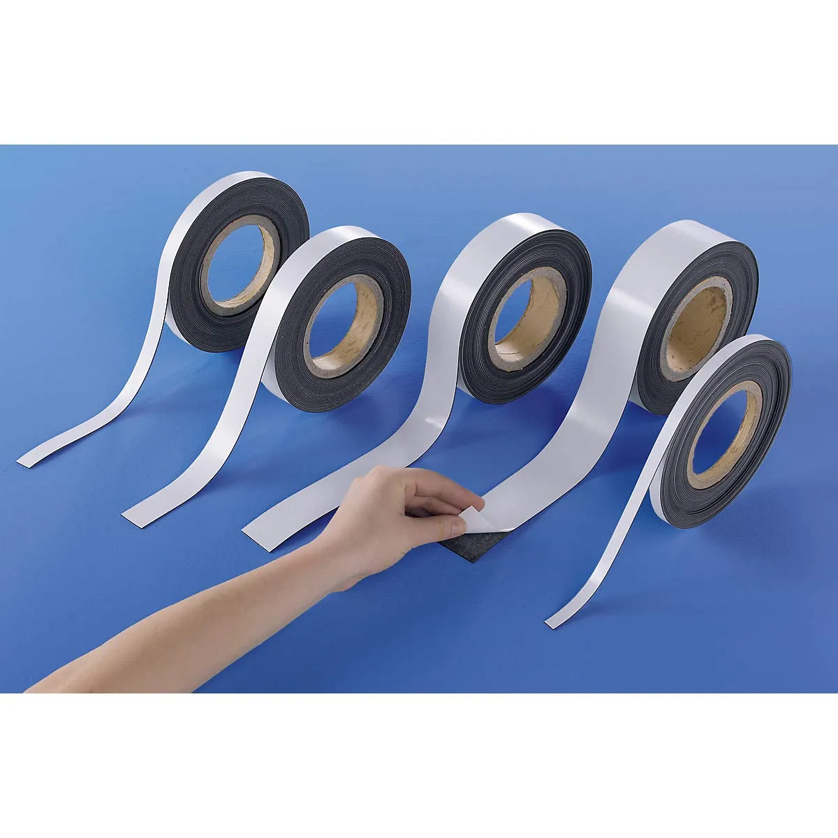 Eurokraft Basic nastro magnetico adesivo 10 mm 2 rotoli