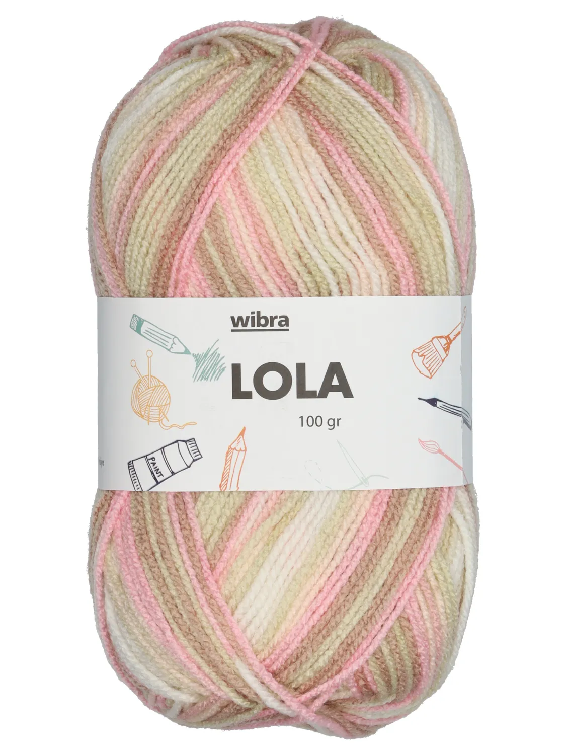 Wibra Lola filato acrilico 100 g 300 m per ferri
