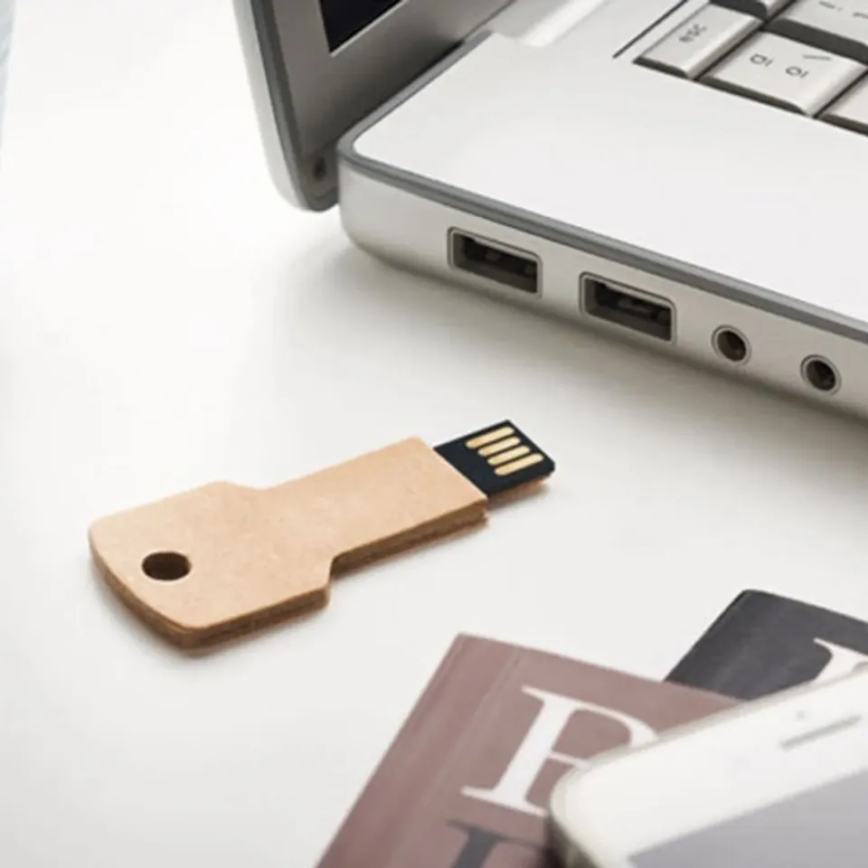 3BPRO Chiavetta USB paglia di grano girevole