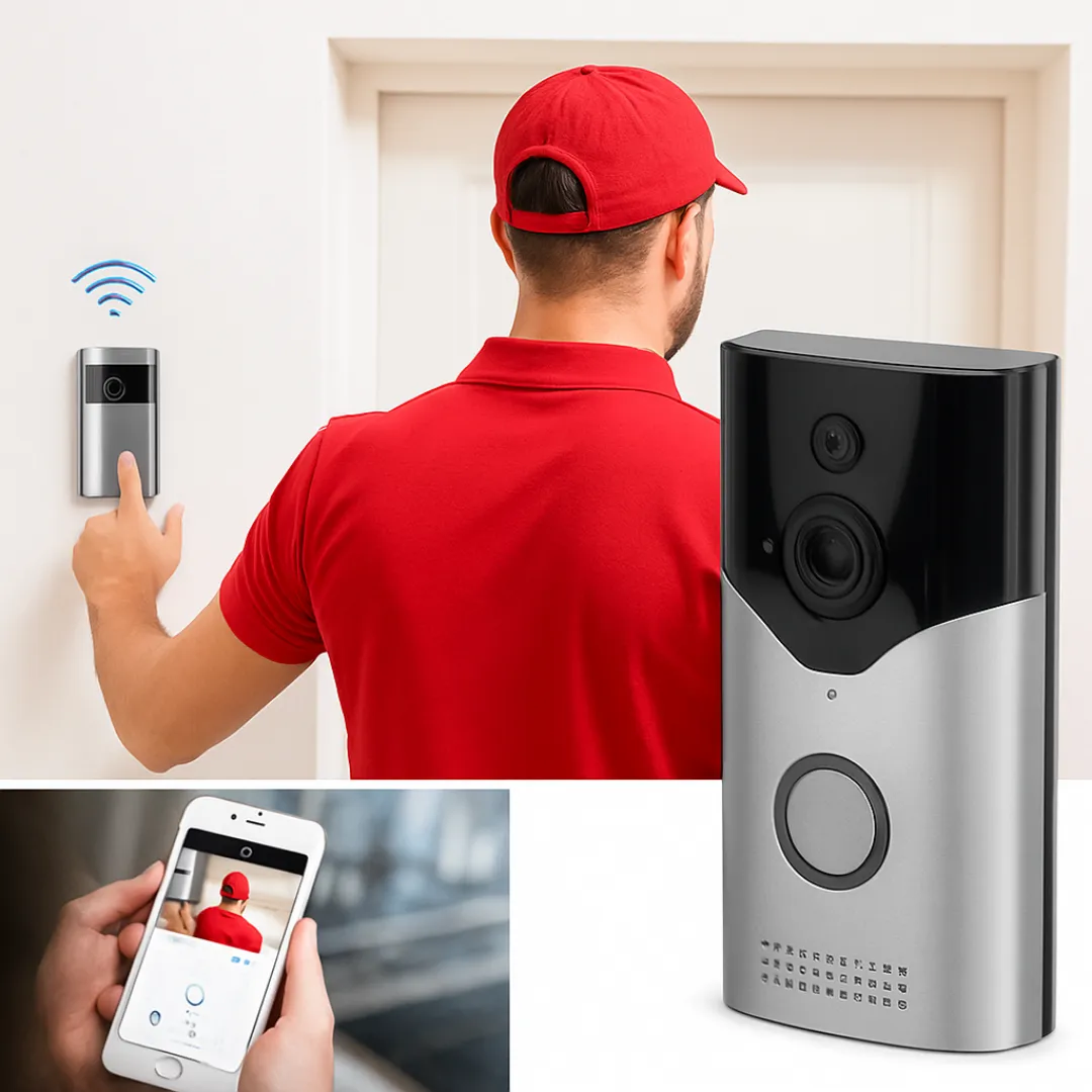 ADAMANTA 385 Videocitofono WiFi Senza Fili Visione Notturna