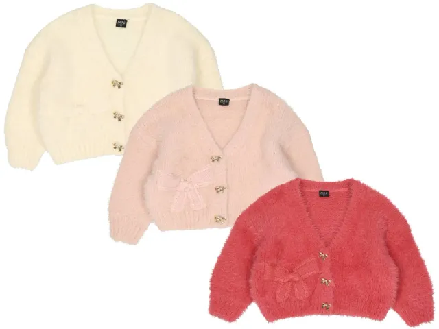 Wibra cardigan neonato con fiocchi