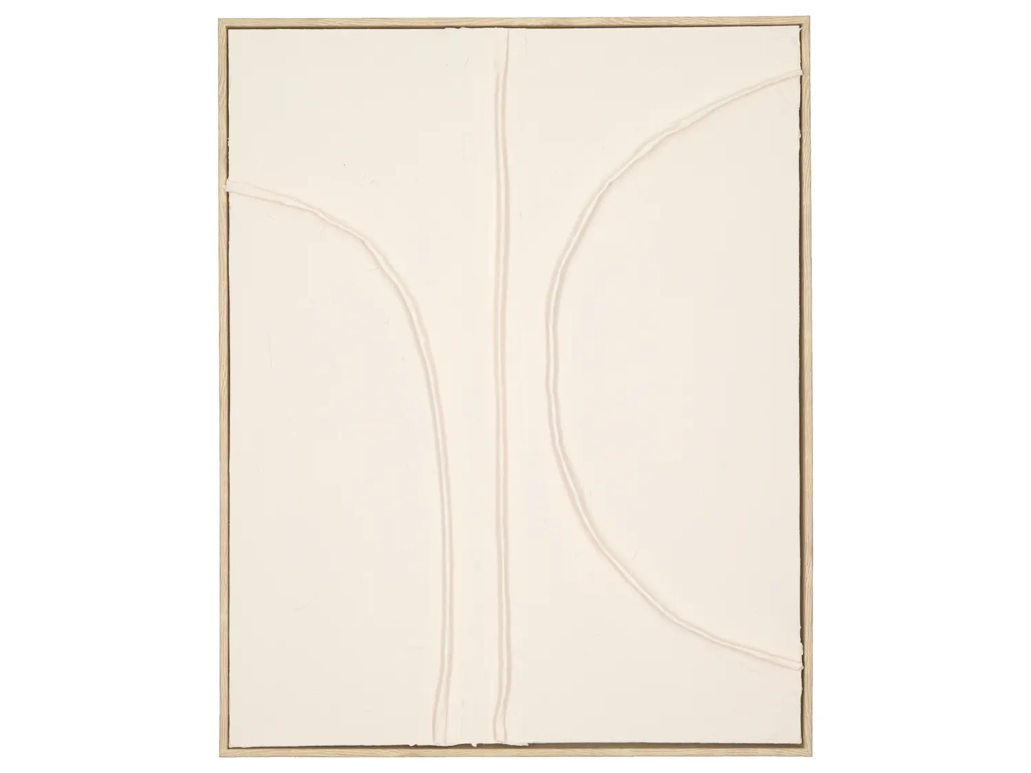 Wibra Quadro su Tela Astratto Crema