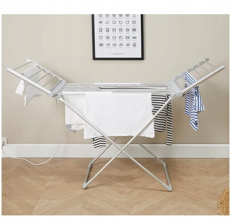 ADAMANTA ADM 4001 stendibiancheria elettrico pieghevole 18 barre