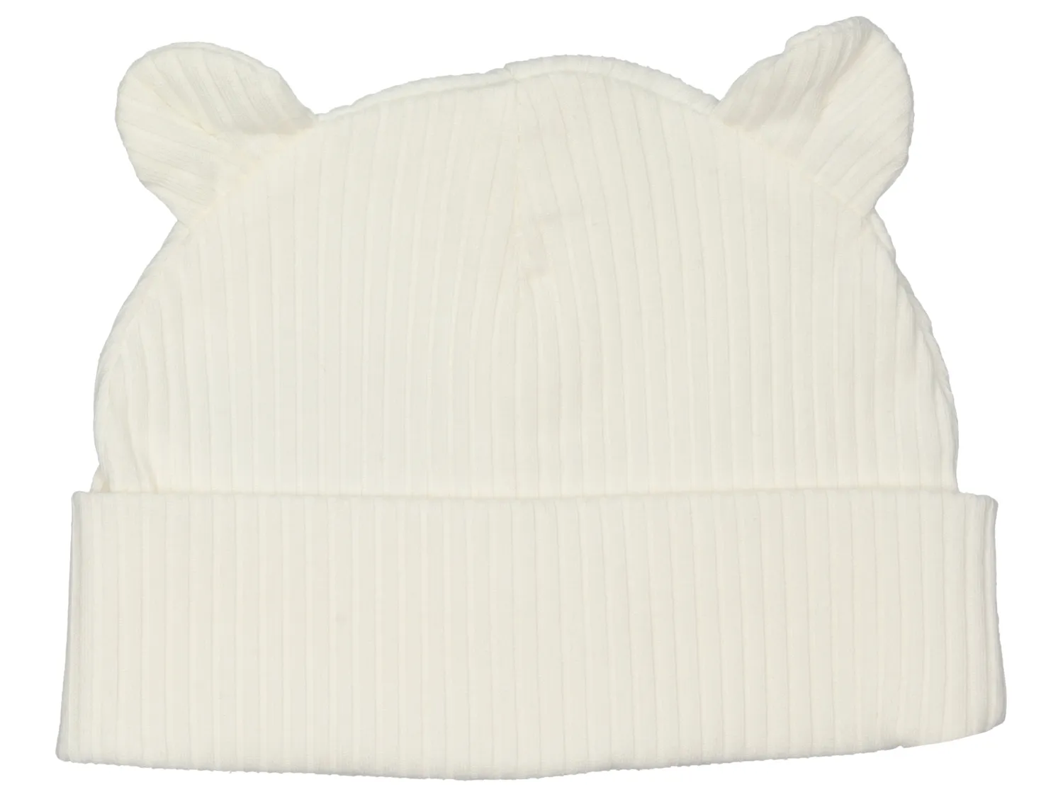 Wibra cuffia neonato orsetto cotone 2 pezzi