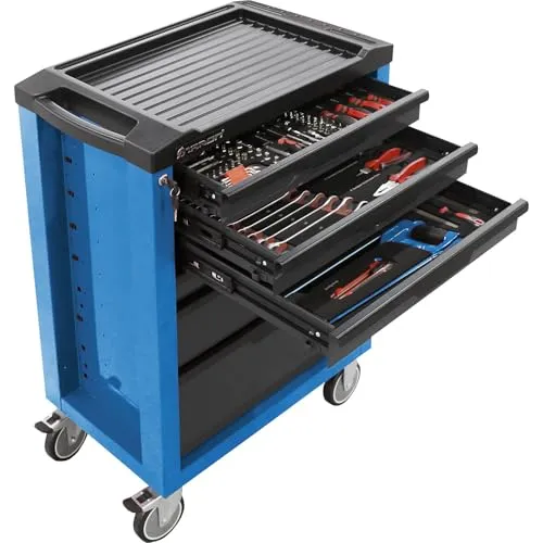 Kaiserkraft Carrello Portautensili 145 Utensili con 6 Cassetti
