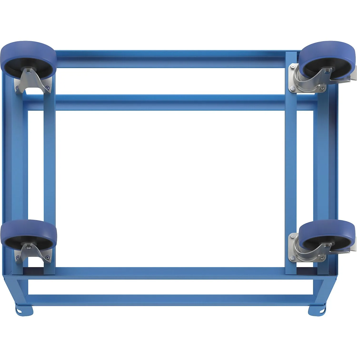 Eurokraft Pro Telaio con Rotelle Acciaio 1000 kg Blu
