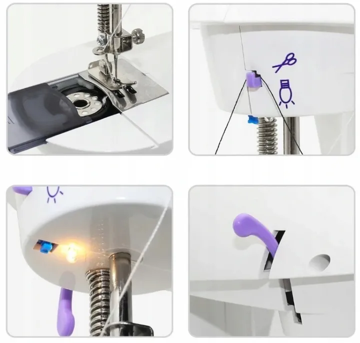 Adamanta 229 macchina da cucire elettrica mini con pedale