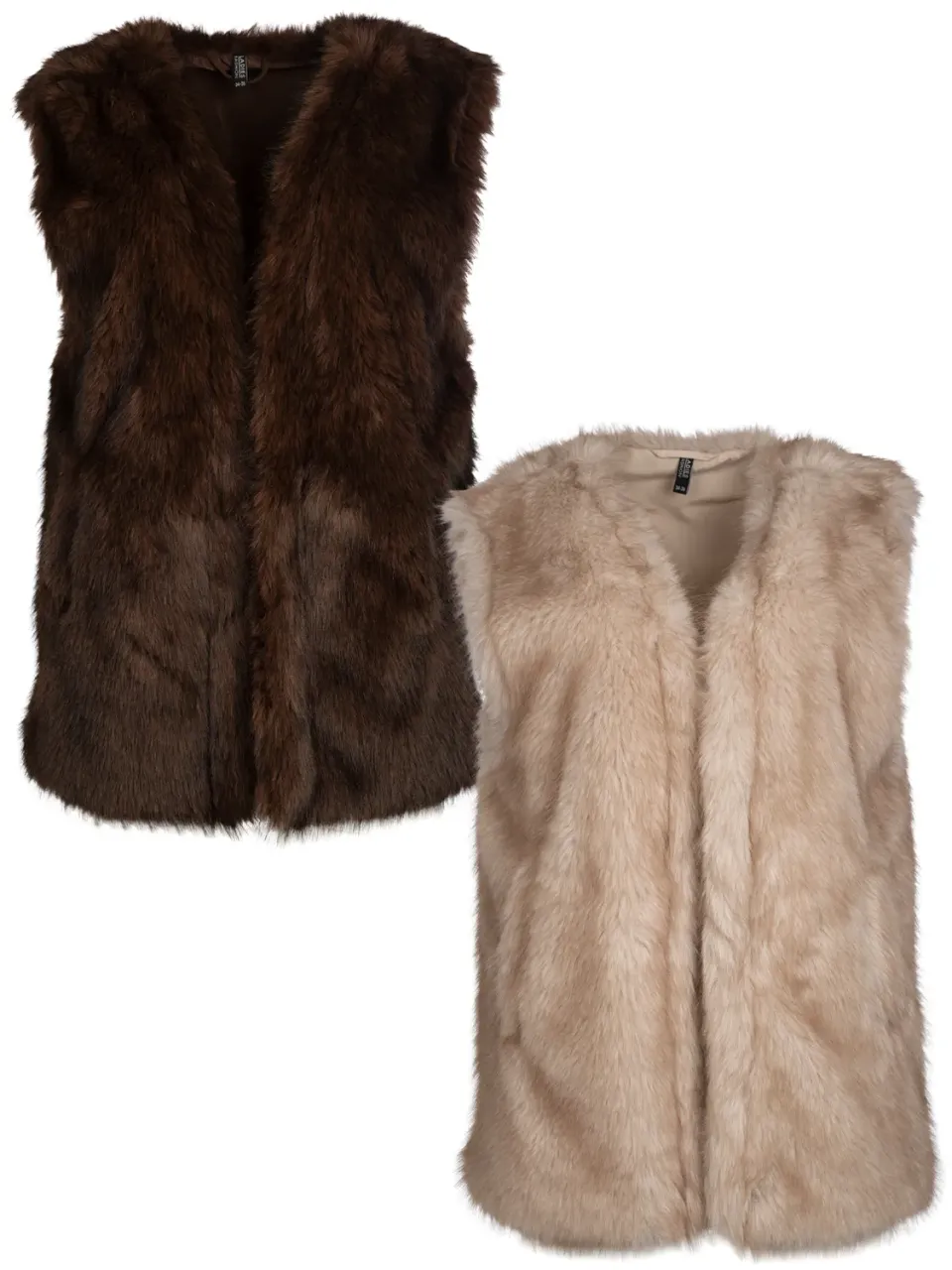 Wibra Gilet Donna Pelliccia Sintetica con Tasche