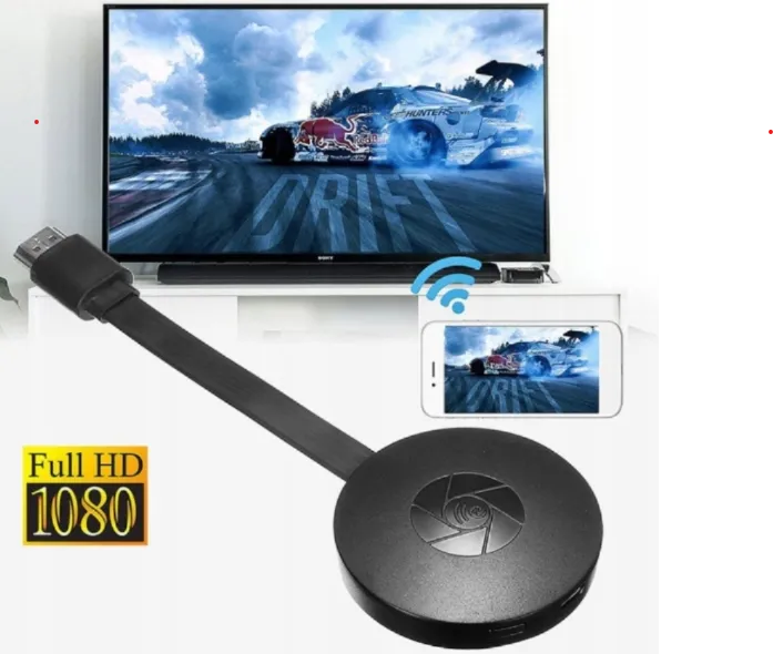 ADAMANTA Chromecast 484 chiavetta streaming 4K nero