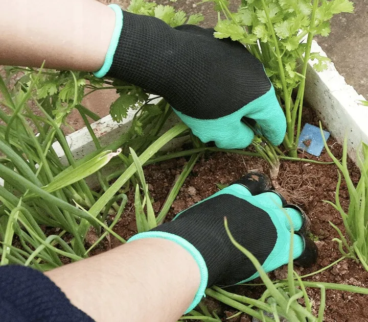 ADAMANTA Claw guanti giardinaggio con artigli impermeabili