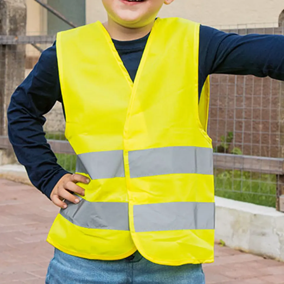 3BPRO MO7602-08 gilet alta visibilità bambino giallo