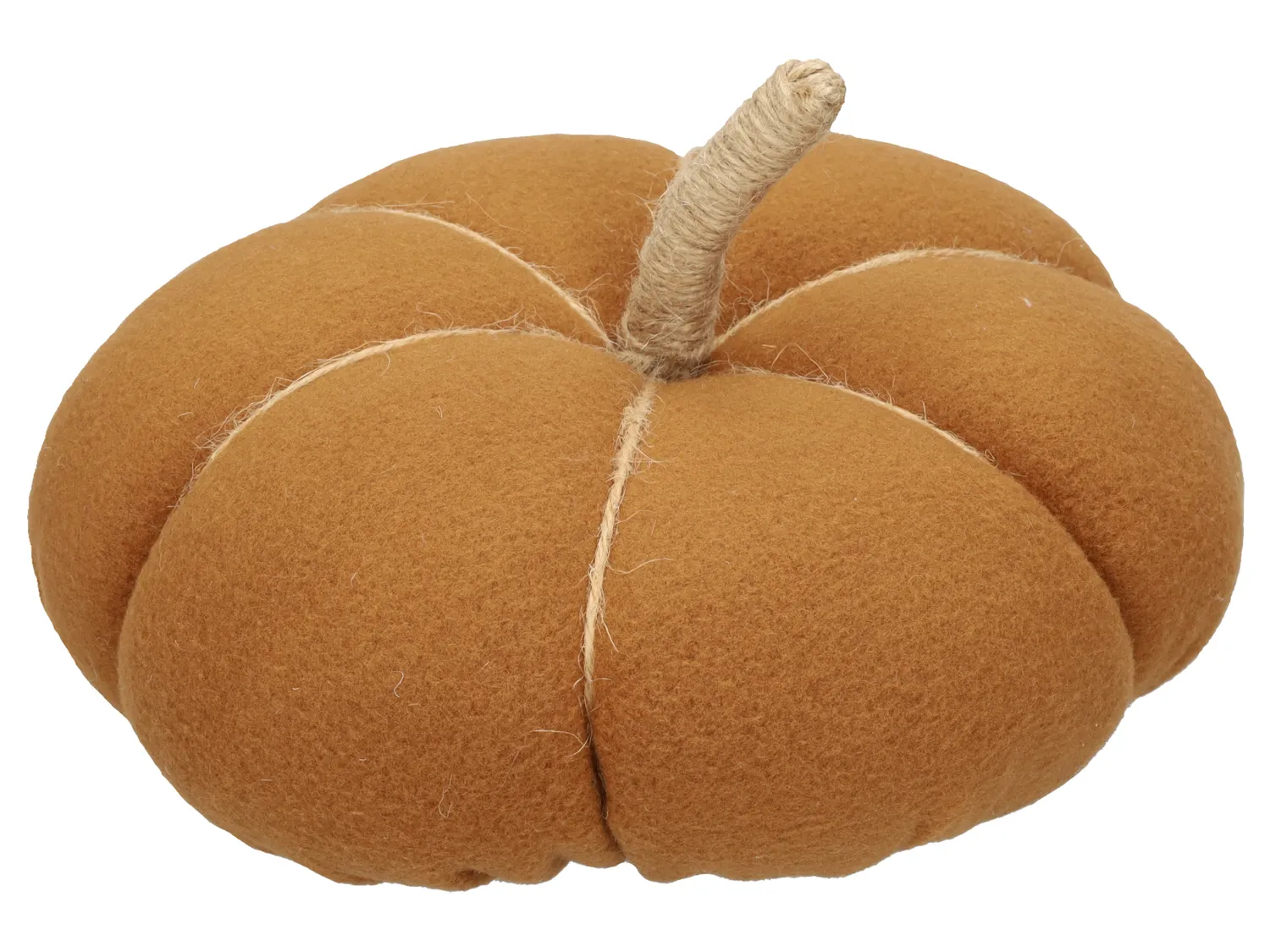 Wibra zucca decorativa in stoffa 18 cm autunno
