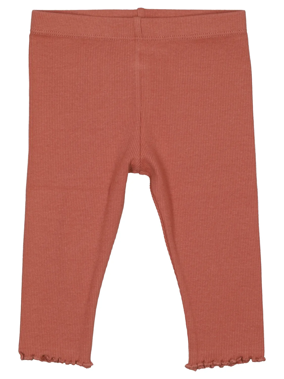 Wibra leggings neonato a coste in cotone elasticizzato