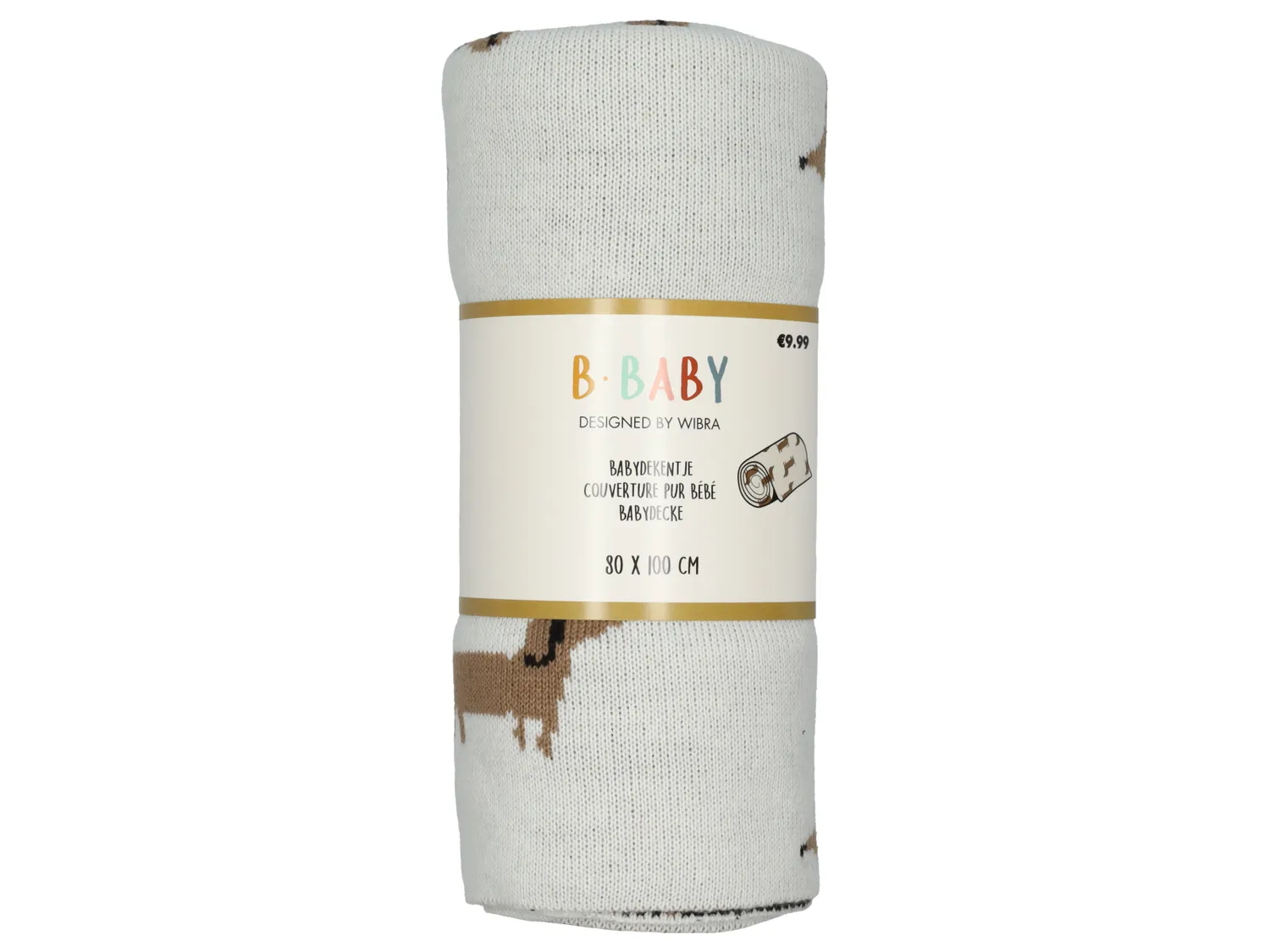 Wibra Copertina Neonato 80x100 in Acrilico