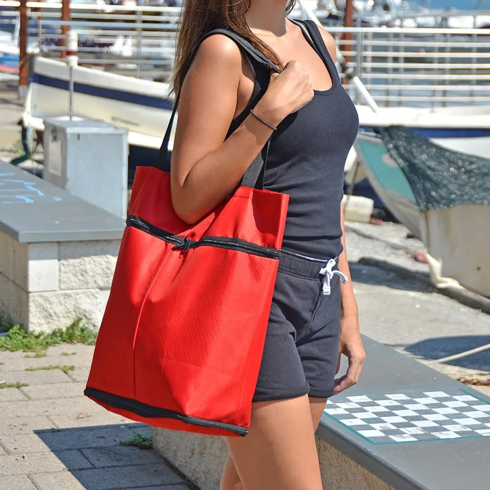 Euromarketing Borsa Trolley con Ruote Impermeabile 3 in 1