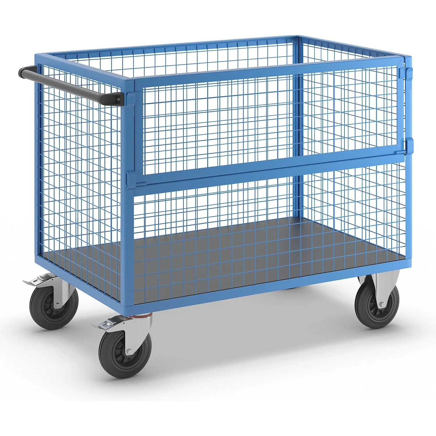 Eurokraft Pro carrello a cassone acciaio 500 kg