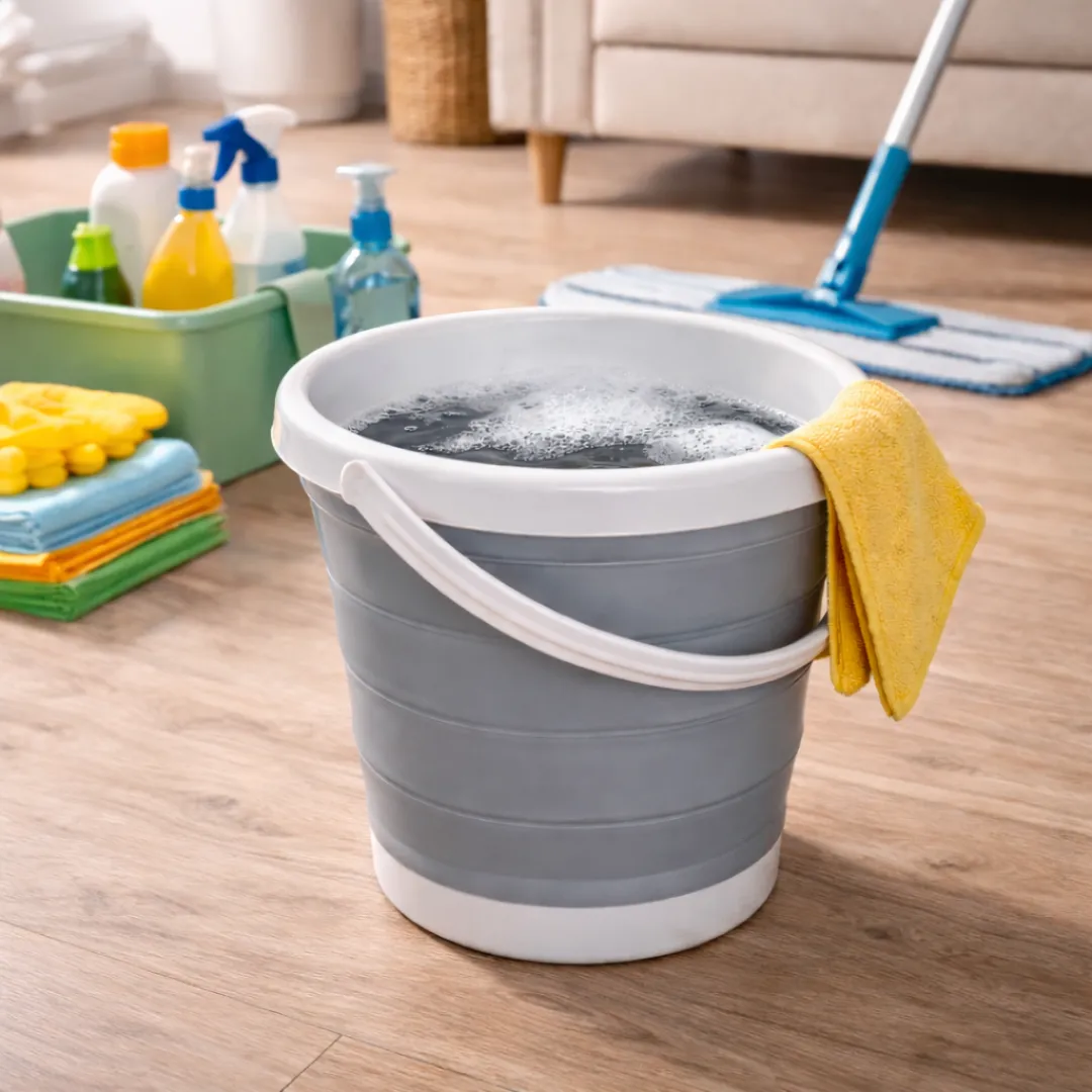ADAMANTA Collapsible Foldable Silicone Bucket 2049 secchio pieghevole silicone
