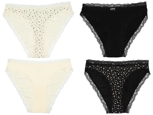 Wibra slip donna pizzo 2 pezzi modal elasticizzato